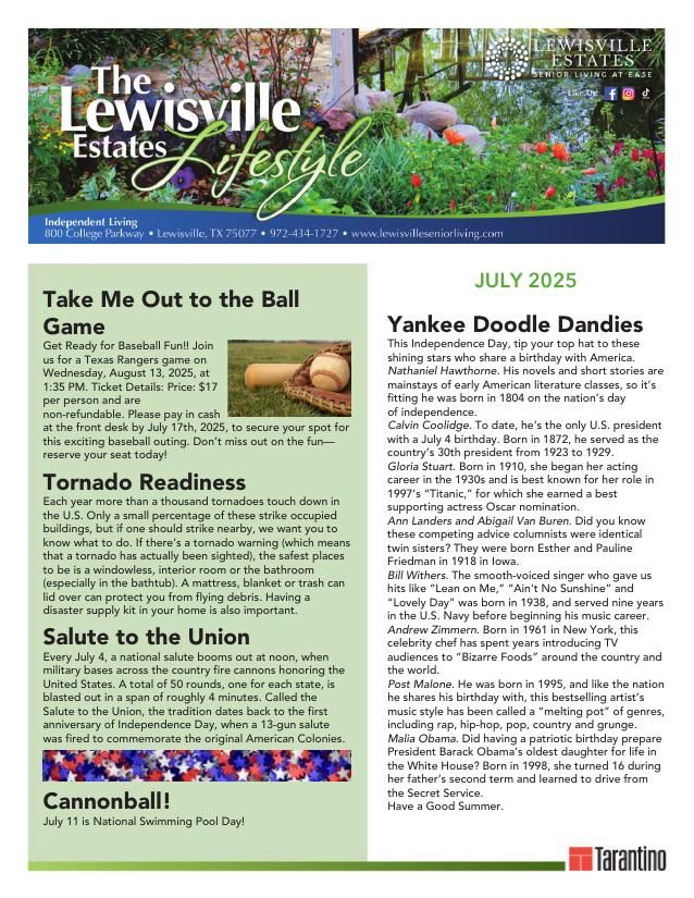 Independent Living Current Newsletter